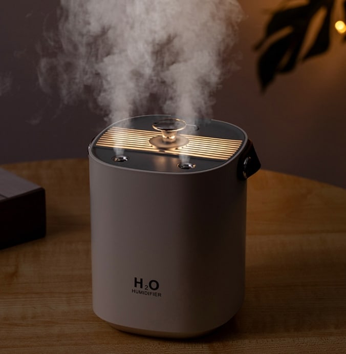 New Dual Spray Mute Portable Humidifier Home Heavy Fog Office Bedroom Air Humidifier view 16