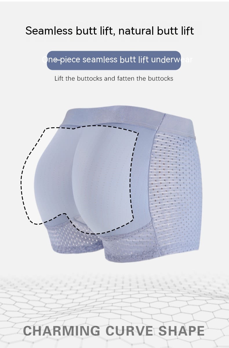 Men's Underwear Latex Sponge Fixed Cushion Hip Lifting view 17