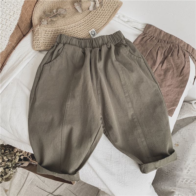 Children's Line-pressing Casual Pants Boys And Girls Baby Pants Spring And Autumn Clothing view 15