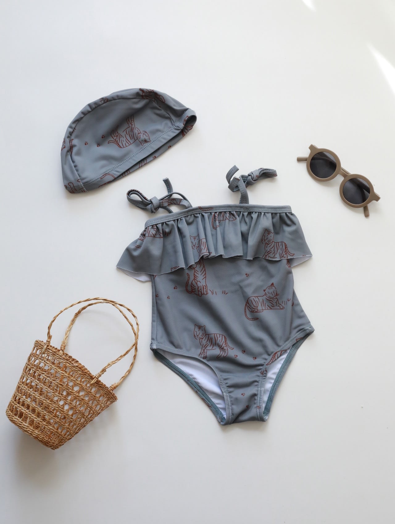 Children's High Elastic Sun Protection Quick-drying One Piece Swimsuit