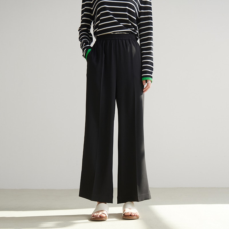 Plus Size Women's Simple Commute All-matching Straight Casual Pants view 6