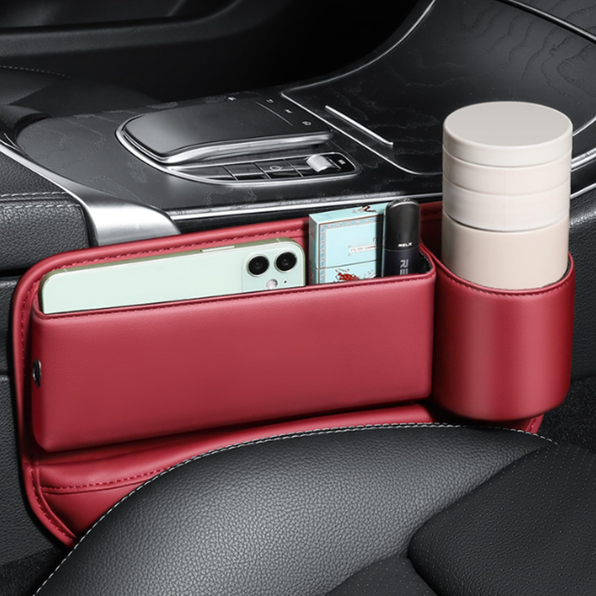 Car Seat Gap Filler Organizer Car Seat Console Organizer For Keys Phones And Sunglasses view 7