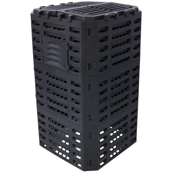 Garden Compost Bin Made From Recycled Plastic - 132 Gallons view 2
