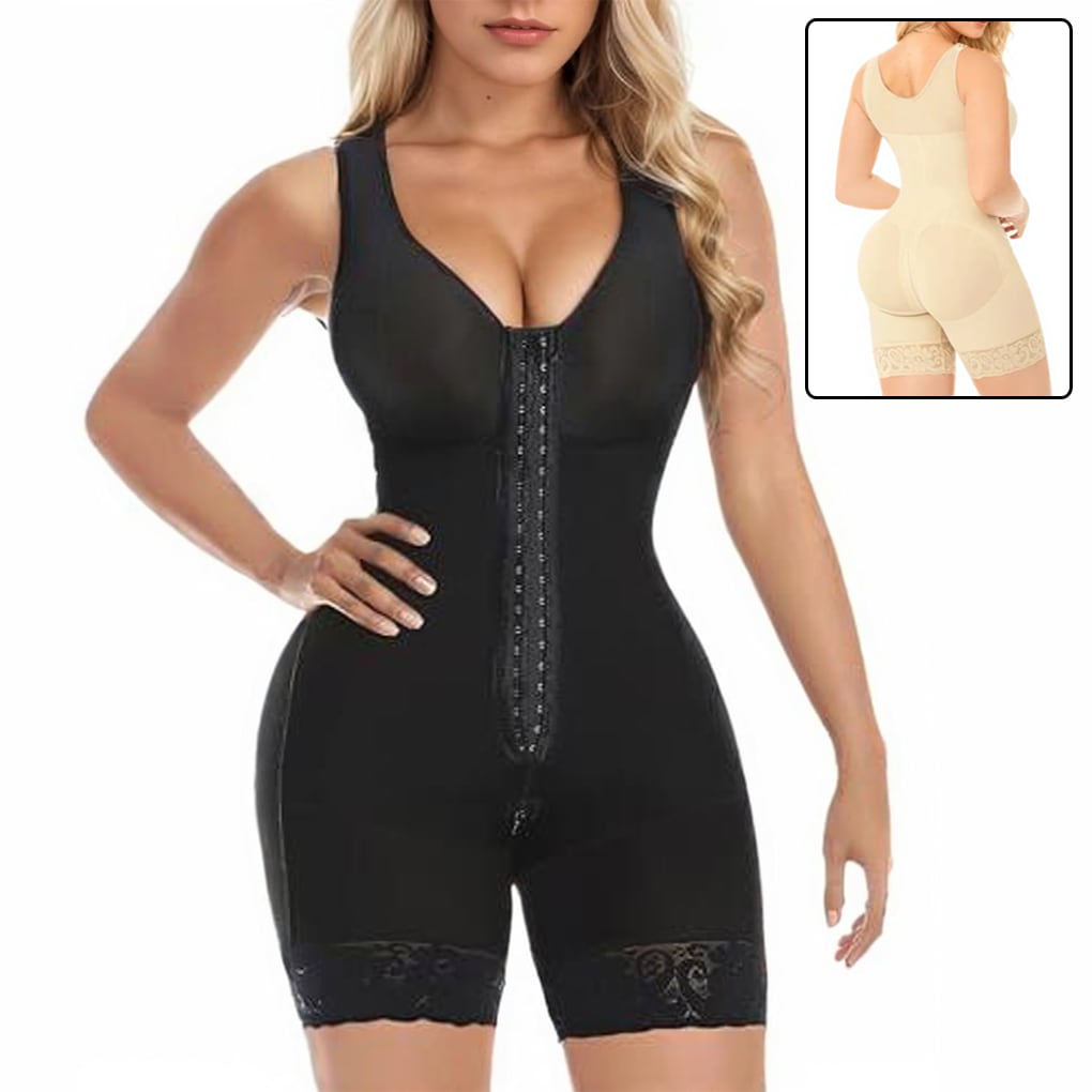 Fajas Colombiana Shapewear For Women Tummy Control Post Surgery Full Body Shaper Butt Lifter With Zipper Crotch Skimsbodysuits Elegant Bodysuit Faja Shaper view 6