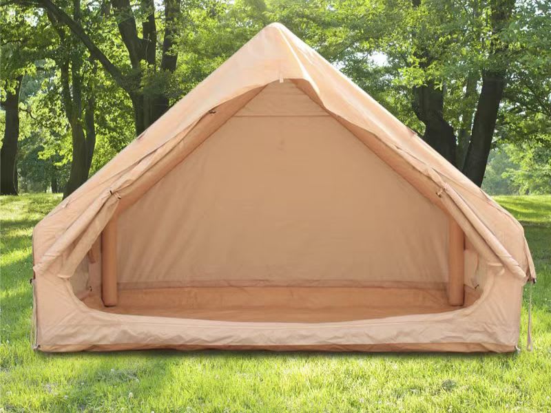 Inflatable Tent With Pump,Glamping Tents For 4-6 Person, Easy Setup 4 Season Waterproof Outdoor Tent,Waterproof Luxury Glamping Tent With 12 Mesh Window view 1
