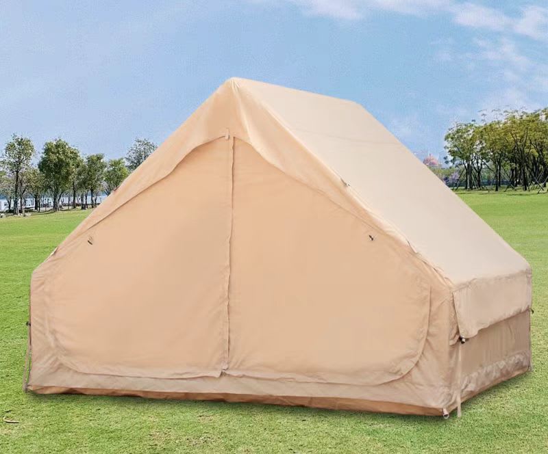 Inflatable Tent With Pump,Glamping Tents For 4-6 Person, Easy Setup 4 Season Waterproof Outdoor Tent,Waterproof Luxury Glamping Tent With 12 Mesh Window view 5