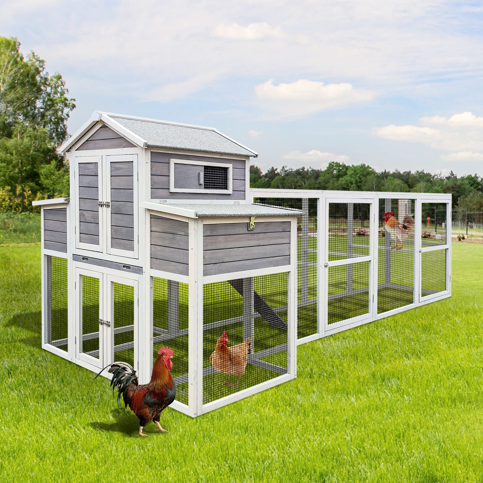 Wooden Chicken Coop view 2