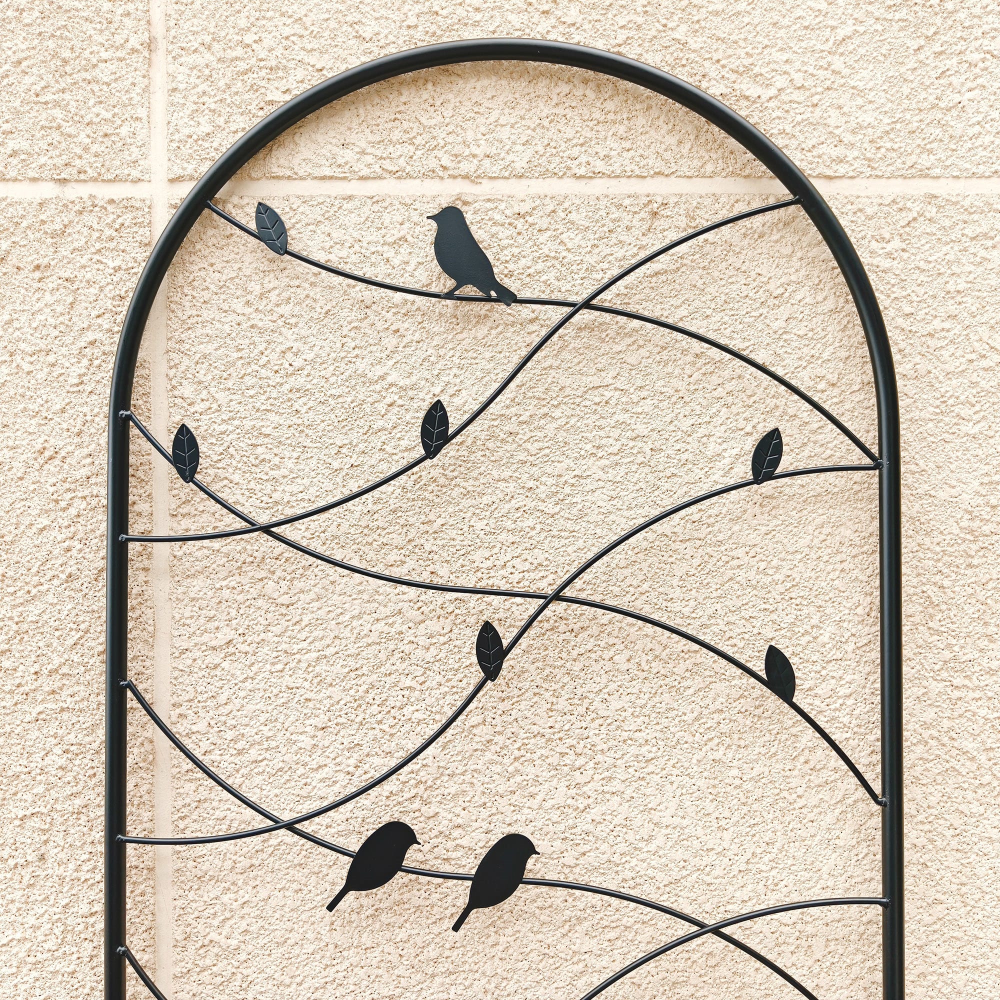 4 Pack Metal Garden Trellis 71 X 19.7 Rustproof Trellis For Climbing Plants Outdoor Flower Support Bird Deco Black