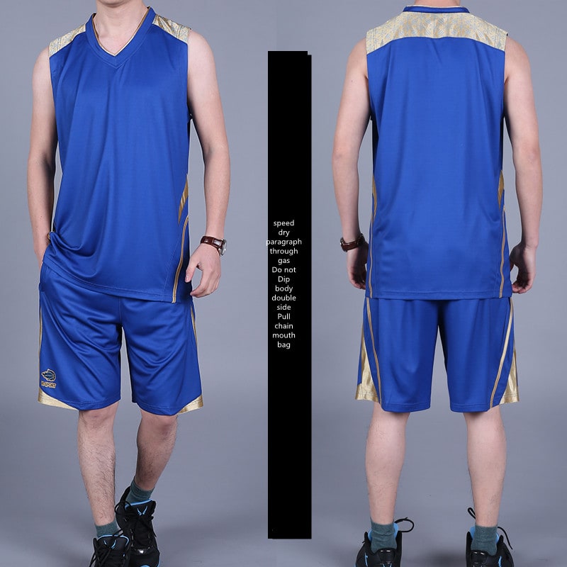 Basketball Sports Suit Men's Summer Casual Wear Sleeveless Thin Vest Running Suit Shorts Sportswear view 17