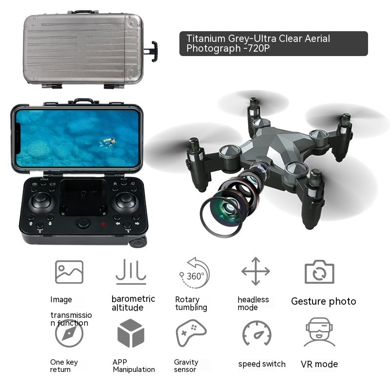 Mini Suitcase Drone Small Remote Control view 7
