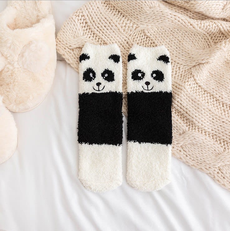 Cute Cartoon Animal Thickened Warm Women's Socks view 6