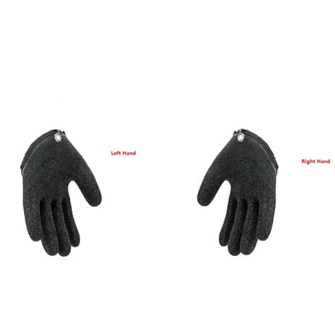 Fishing Gloves Anti-Slip Protect Hand From Puncture Scrapes Fisherman Professional Catch Fish Latex Hunting Gloves Left Right view 19