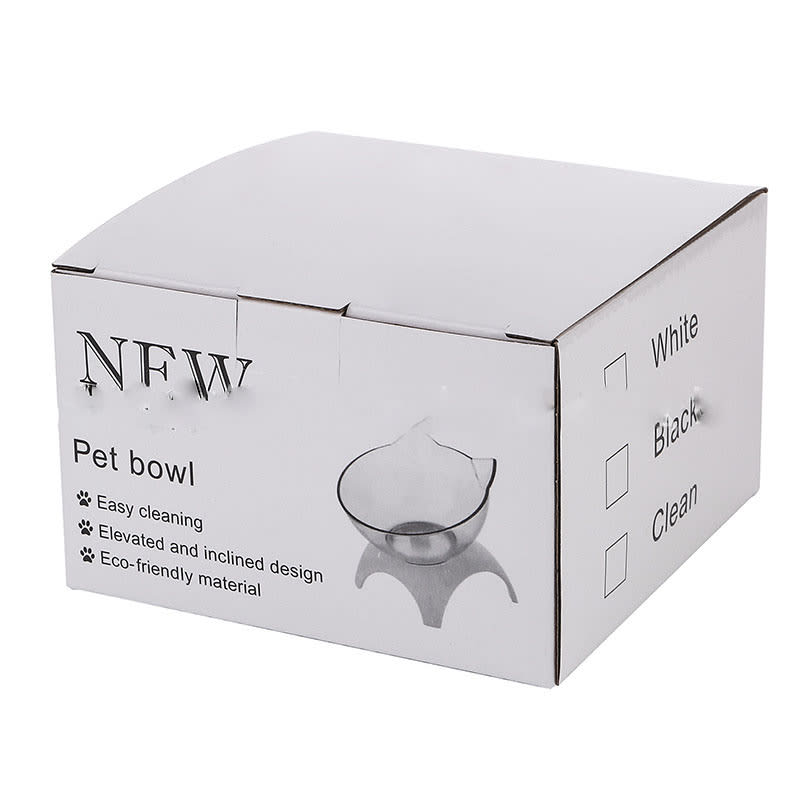 Cat Elevated Feeder Stand With Transparent Bowl view 8