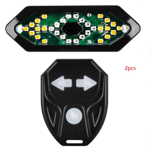 Smart Remote Control Turn Signal Charging Mountain Waterproof Taillight Night Bike With Horn Warning Light view 3