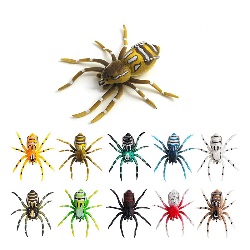 4.7cm 4cm Artificial Floating Spider Soft Bait view 10