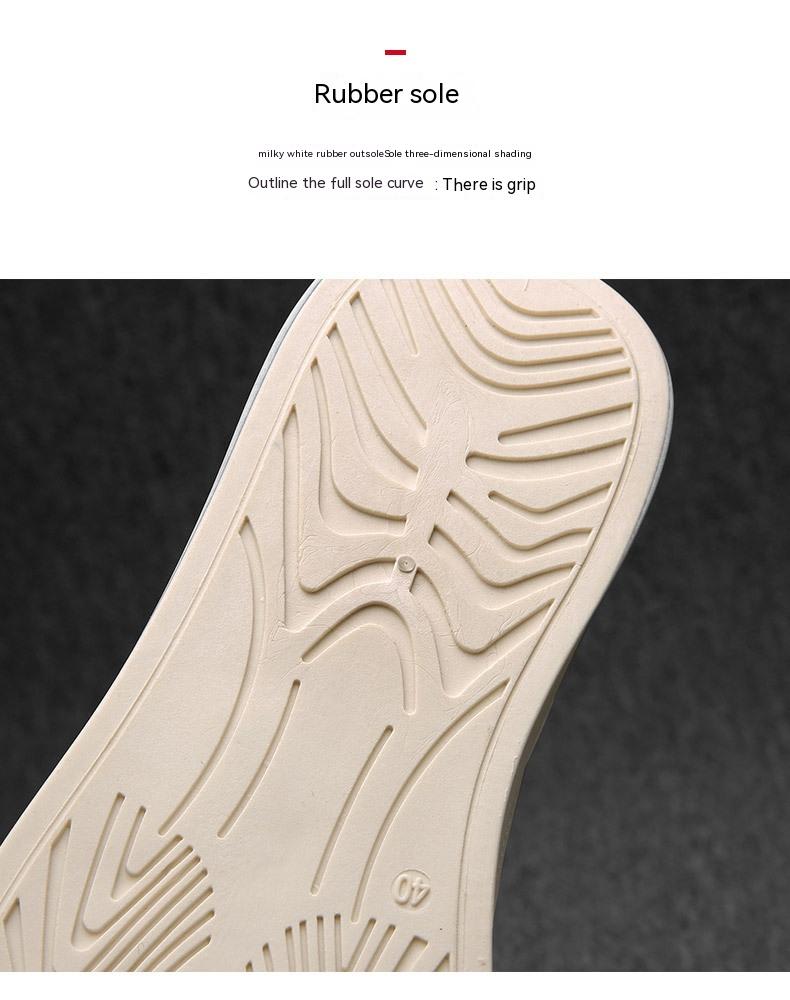 Korean Style Fashionable All-match White Shoes Men's Thin Casual Breathable Canvas Sneakers view 2