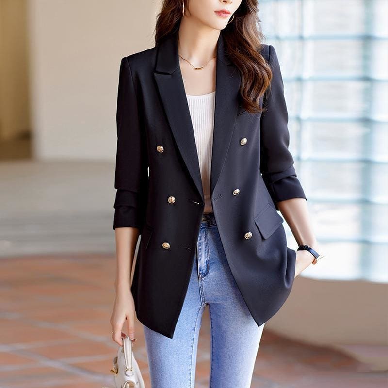 Women's Loose Mid-length Business Suit view 4
