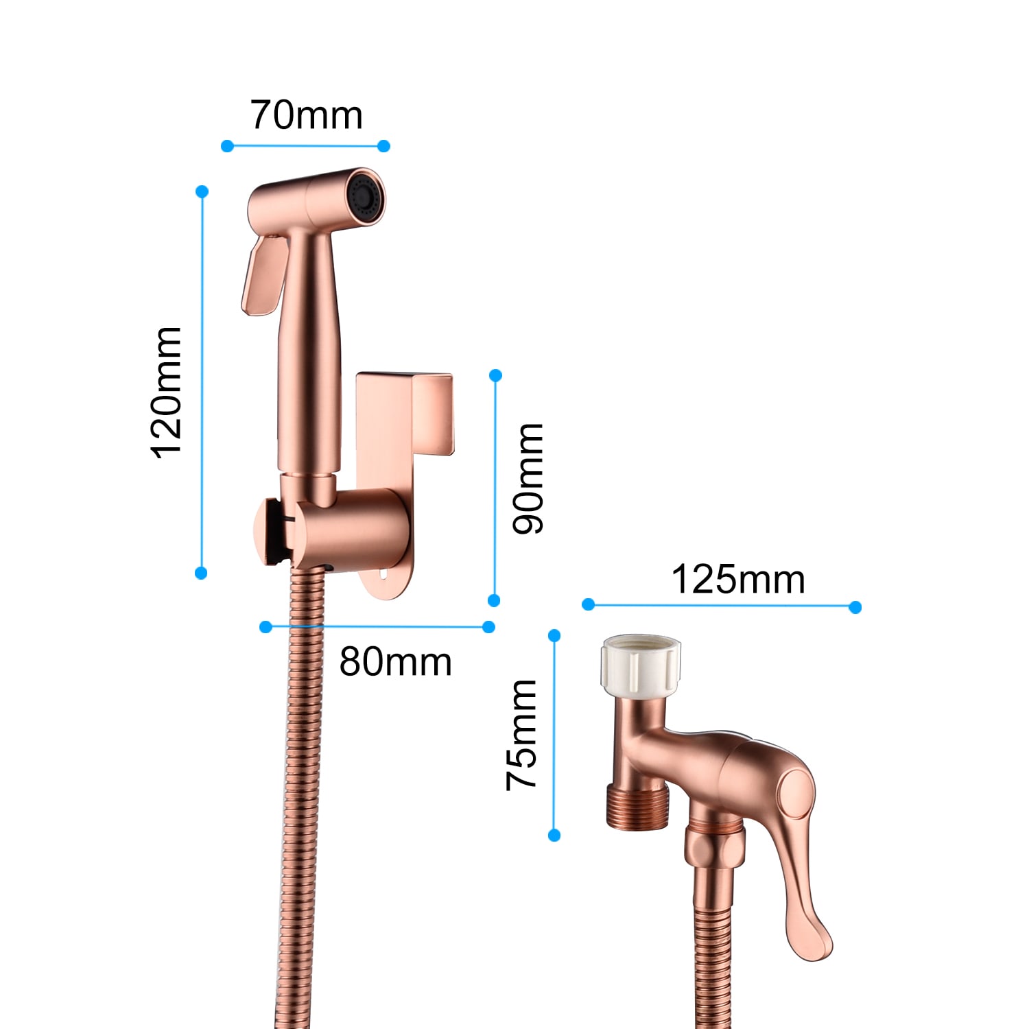 Toilet Spray Gun, Handheld Pet Bathing Equipment view 5