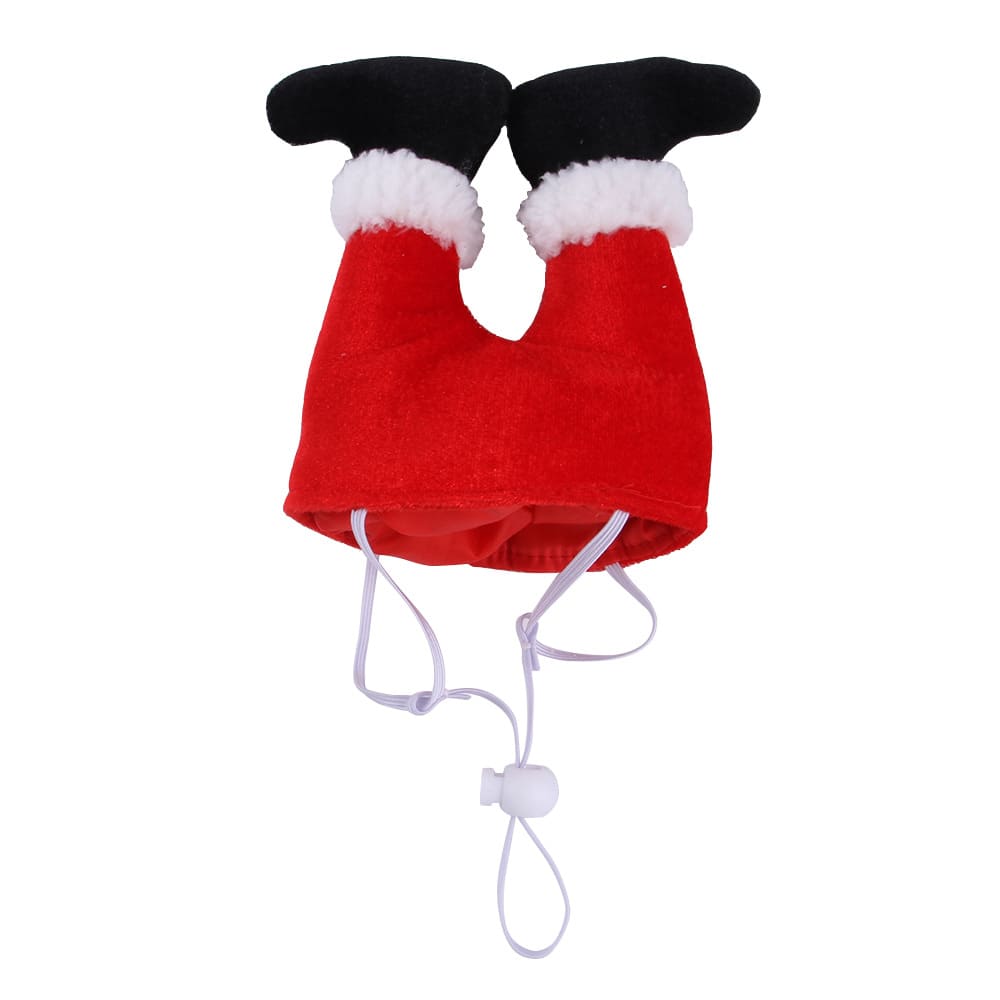 Dog Cat Christmas Costume Christmas Hat For Pet Outfit For Small Dogs Cute Fleece Hat Party Event Apparel Funny Clothes Accessory view 5