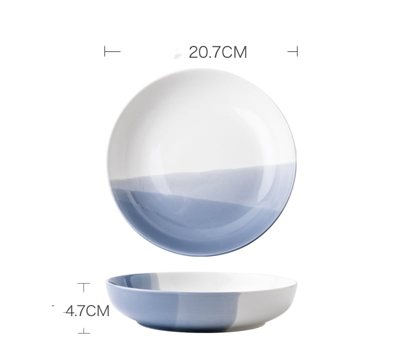 Nordic Ceramic  Vegetable Bowl Deep Dish view 5