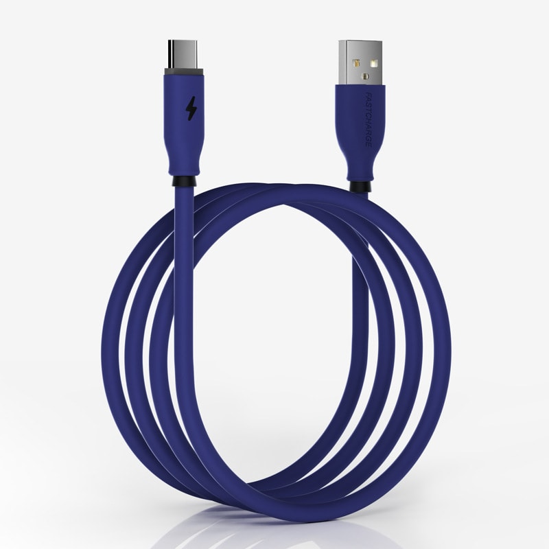 Compatible with Apple , Type-C Liquid Soft Rubber Data Cable For Android Apple Huawei Mobile Phone Charging Cable view 3