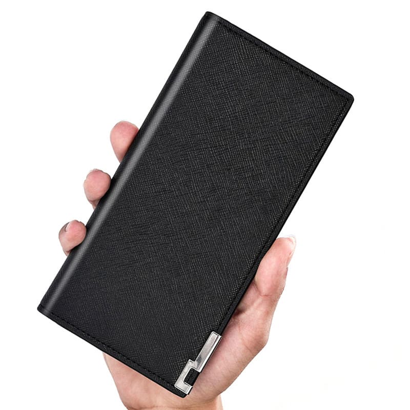 Men's Leather Long Card Case Wallet view 4