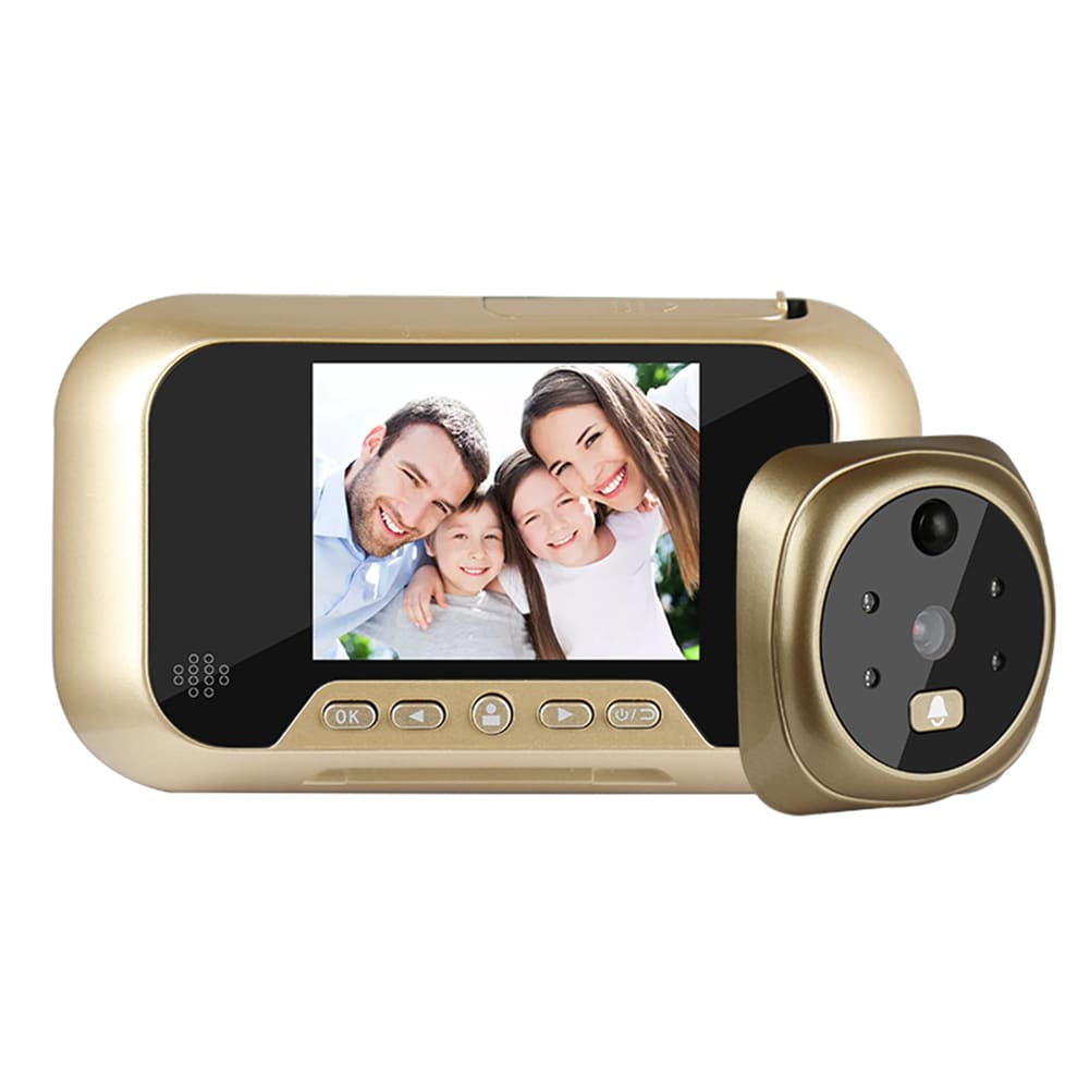 2.8 Inch Infrared Night Vision Camera Video Intelligent Electronic Peephole Visual Peephole Doorbell view 5