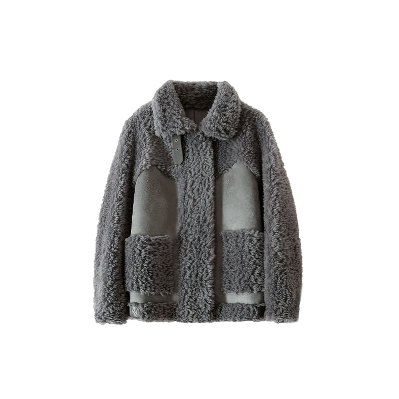 Women's Loose And Fashionable Sheep Shearling Coat