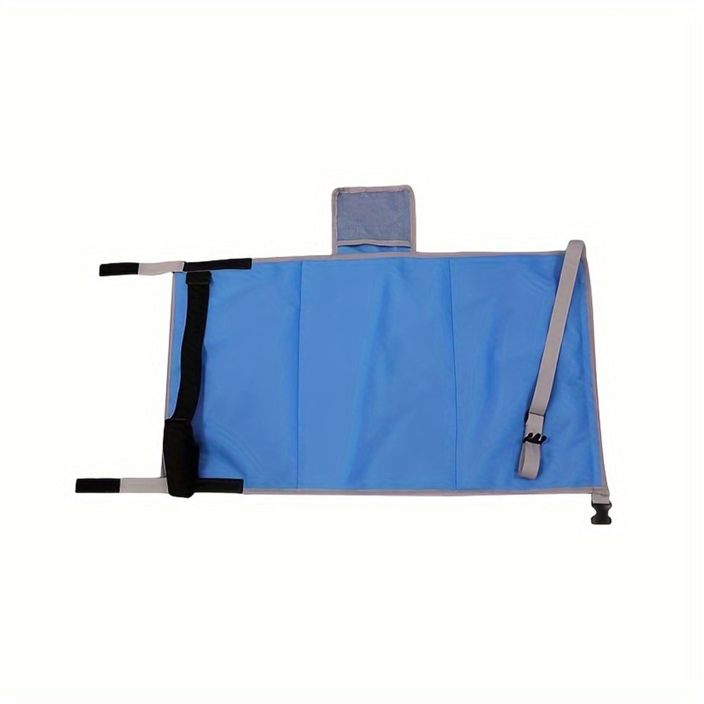 Portable Airplane Seat Extension Pad - Comfortable Nylon Travel Footrest For Enhanced Leg Support view 4