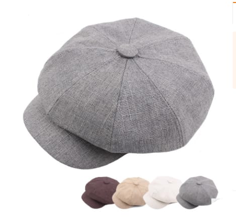 Autumn And Winter Cotton Hat Man Octagonal Korean Monochrome Outdoor Sunshade Wholesale Beret Lady Painter view 4