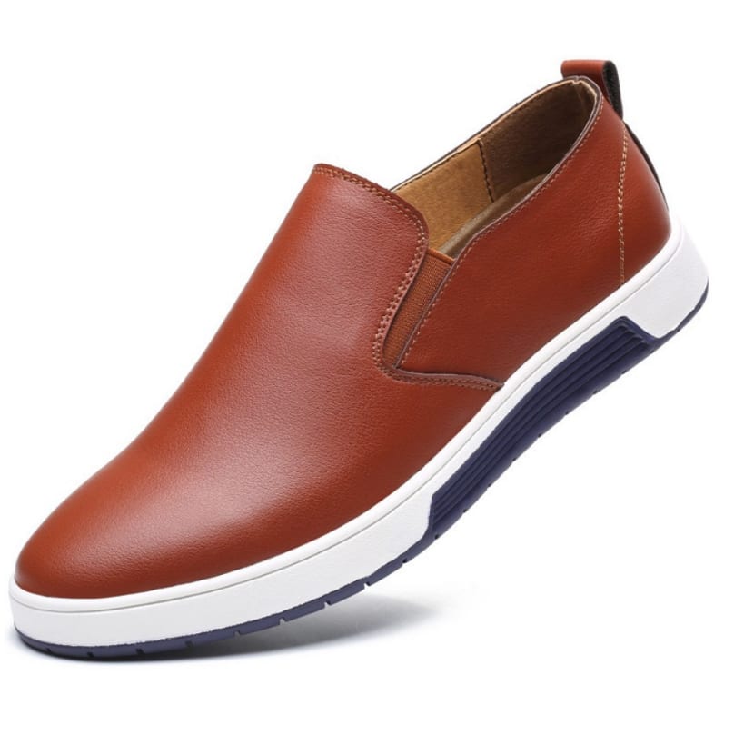 Leather Shoes Men's Business Formal Workwear Shoes Black Trendy Soft Shoes view 3