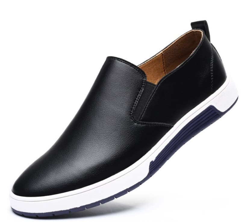 Leather Shoes Men's Business Formal Workwear Shoes Black Trendy Soft Shoes view 14
