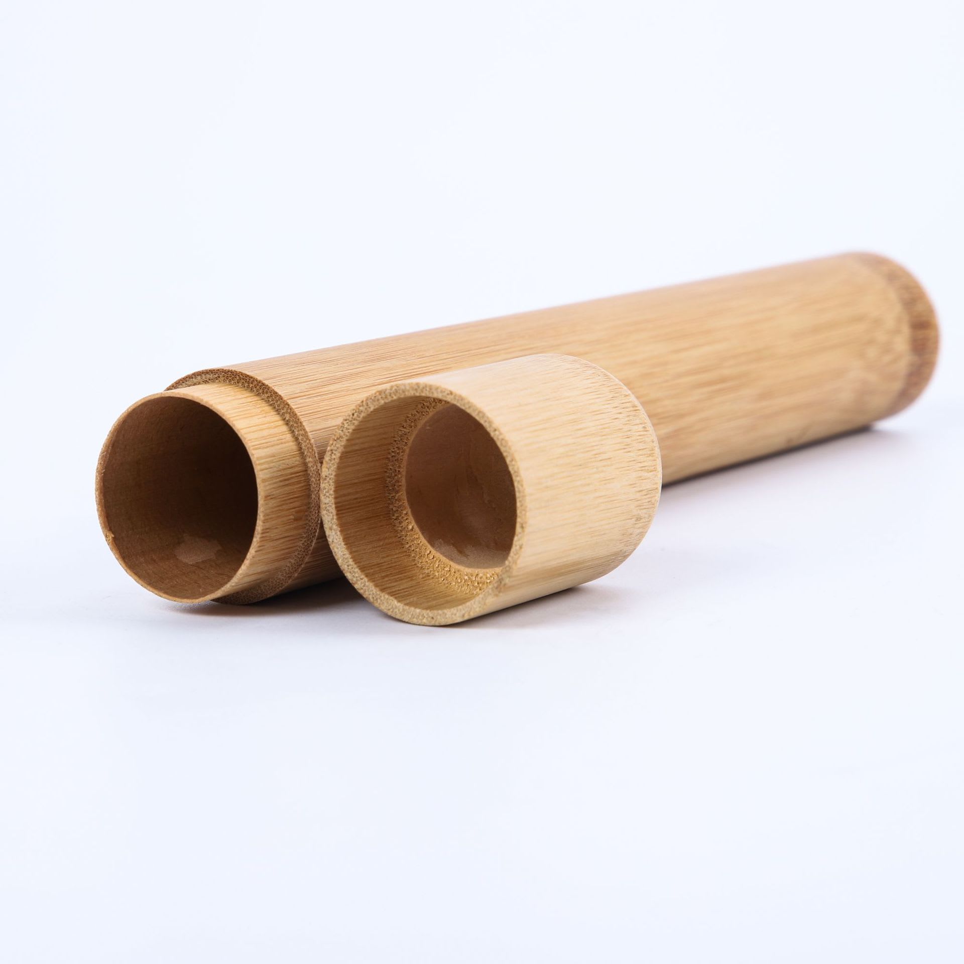 Bamboo Toothbrush Novelty Wooden Teeth Brush soft-bristle Bamboo Fibre Wooden Handle Bamboo Tube Charcoal Set view 6