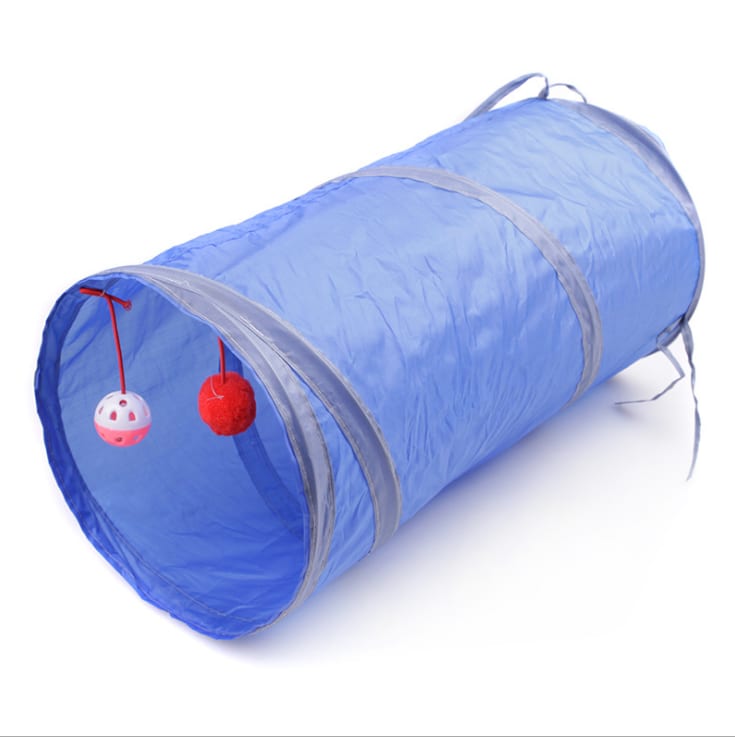 Pet supplies cat ring paper two-way tunnel can accommodate folding cat channel view 6