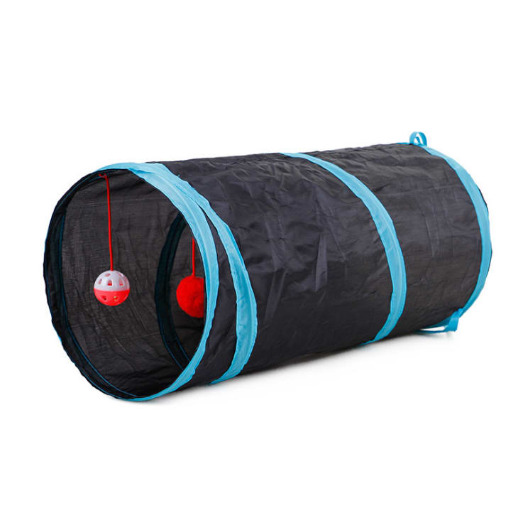 Pet supplies cat ring paper two-way tunnel can accommodate folding cat channel view 7