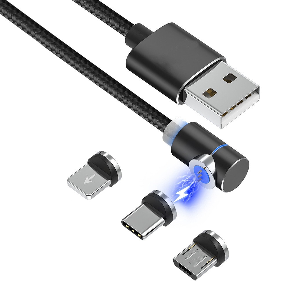 Magnetic Cable LED Magnet Charger Cable USB Cable & USB Type-C USB C view 3