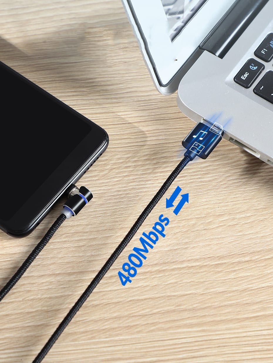 Magnetic Cable LED Magnet Charger Cable USB Cable & USB Type-C USB C view 17