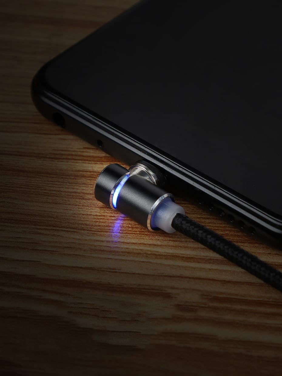 Magnetic Cable LED Magnet Charger Cable USB Cable & USB Type-C USB C view 6