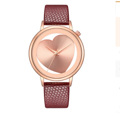 Female watch hollow female table view 4