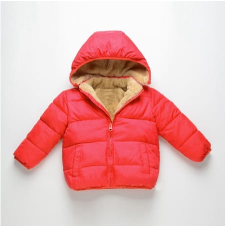 Children's lambskin coat view 2
