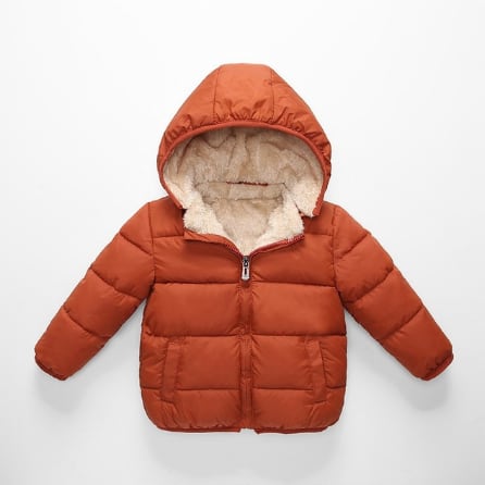 Children's lambskin coat view 11