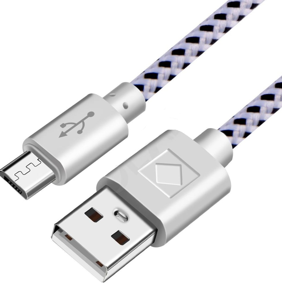 Woven nylon cloth data cable view 13