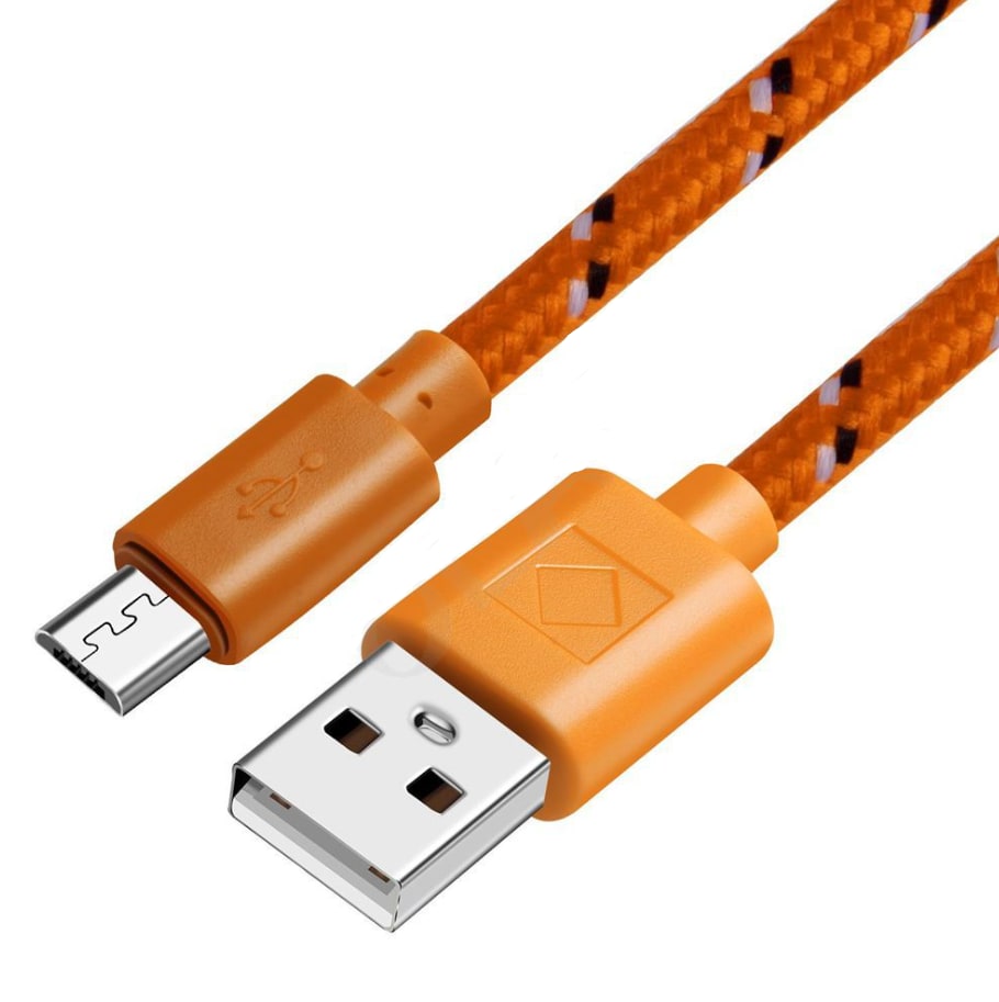 Woven nylon cloth data cable view 10