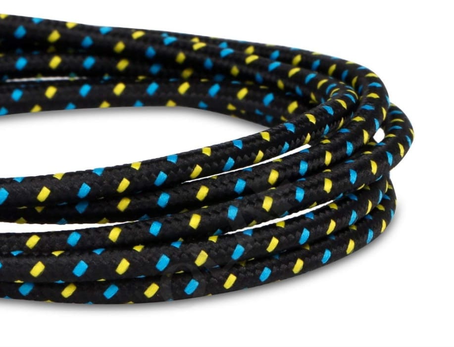Woven nylon cloth data cable view 15
