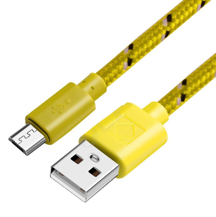 Woven nylon cloth data cable view 14