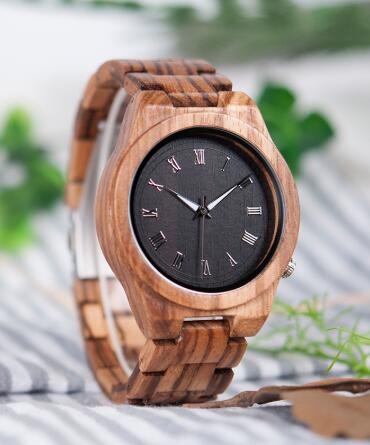 New wooden watch view 4