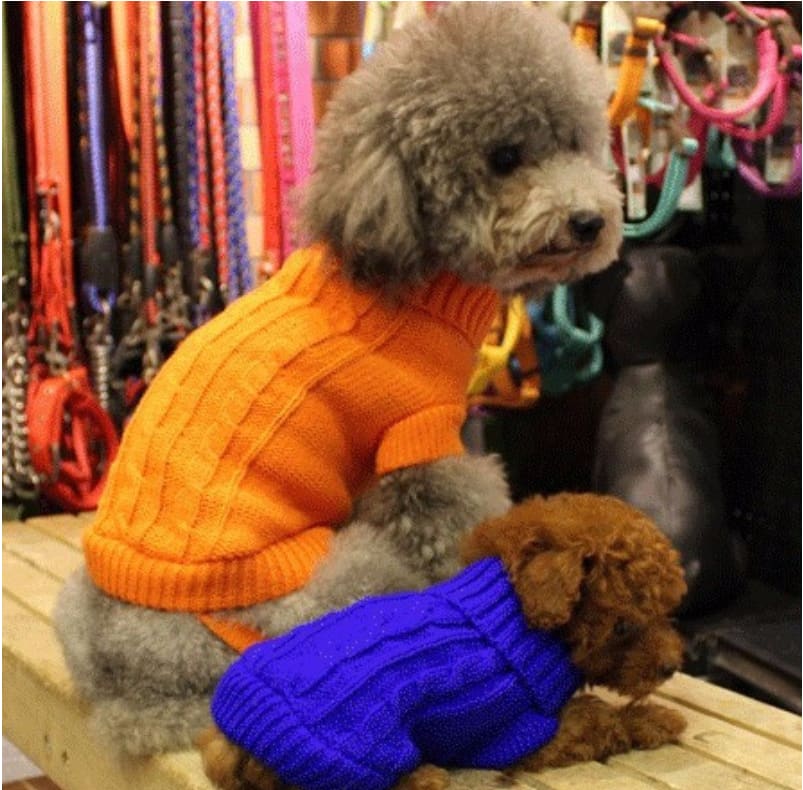 Dog sweater view 8