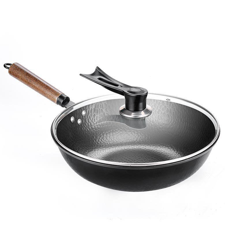 Iron Pan Traditional Iron Wok Handmade view 2