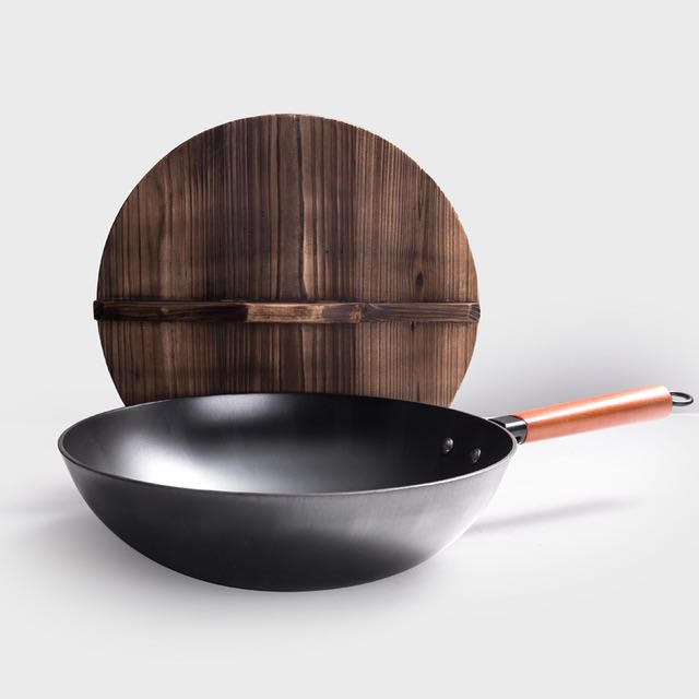 Iron Pan Traditional Iron Wok Handmade view 10