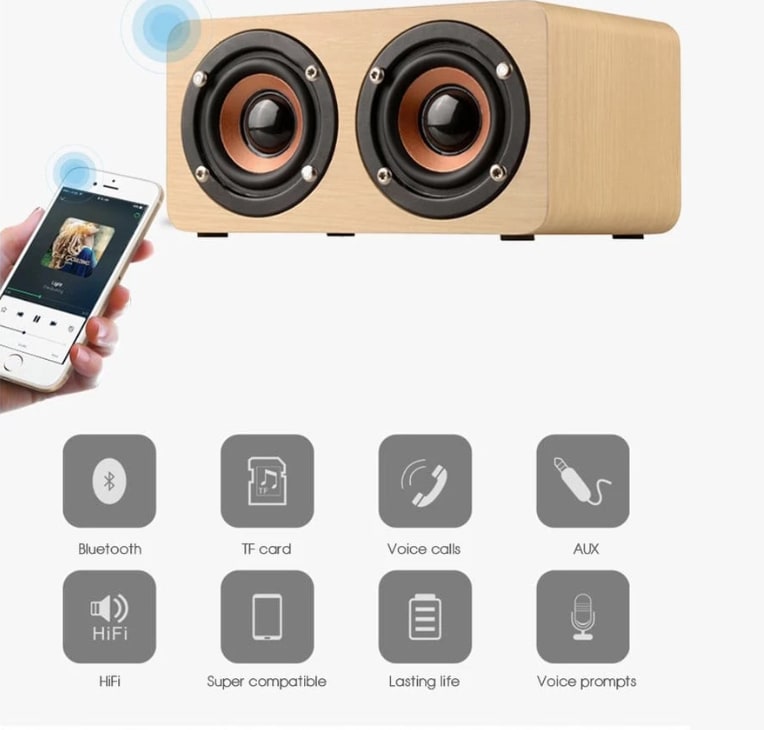 Wireless Bluetooth Speaker W5 Player view 2